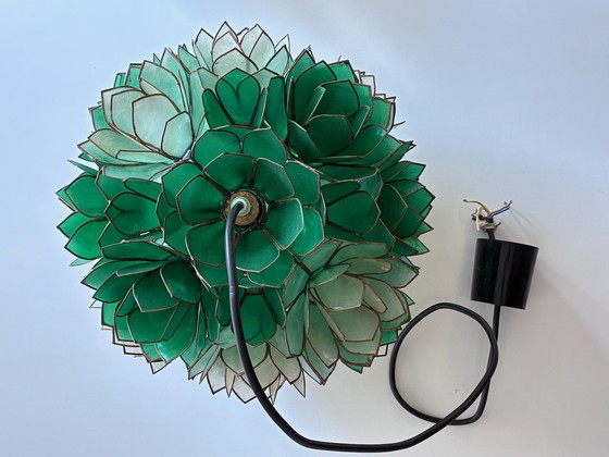 Image 1 of 1x ceiling lamp Lotus 1960 Rausch Leuchten lamp