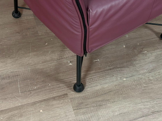 Montis Charly Purple – Dining chairs, Leather, Metal (photo 11 of 16)
