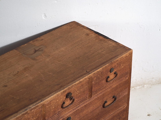 Antique base cabinet - Taishō / Showa Period (c. ) #4 – Storage cabinet, Metal (photo 14 of 40)