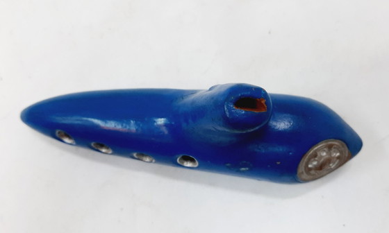 Image 1 of Ocarina vintage en argile à 12 trous