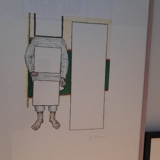 Image 1 of Roger Raveel, A Man Full Length