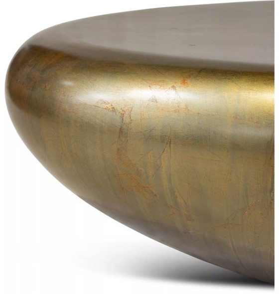 Image 1 of Tavolino da caffè o tavolino Fleur Ami Pandora – ottone ossidato