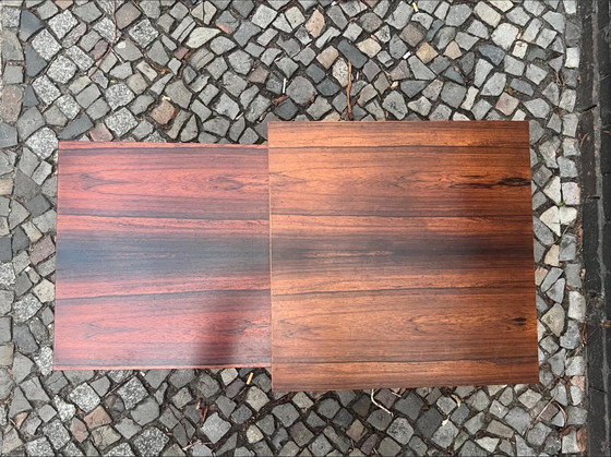 Image 1 of Mesas nido danesas de palisandro Heltborg Møbler de mediados de siglo - Mesa de sofá/Mesa de centro