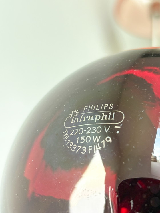 Image 1 of Lampade riscaldanti retrò vintage Philips Infraphil - Set da 2