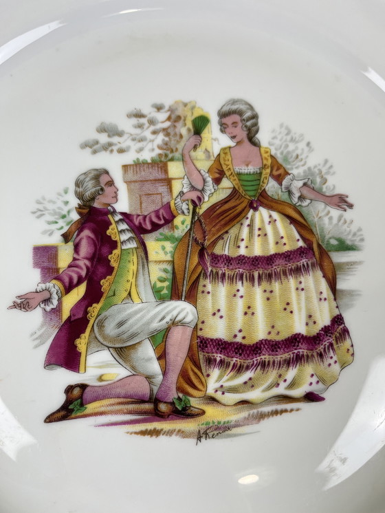 Image 1 of 12 piatti di porcellana