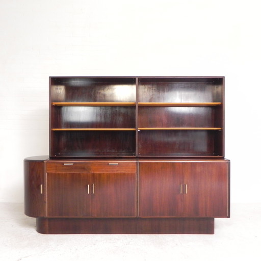 Walnut sideboard by A.A. Patijn for Zijlstra, 1950s