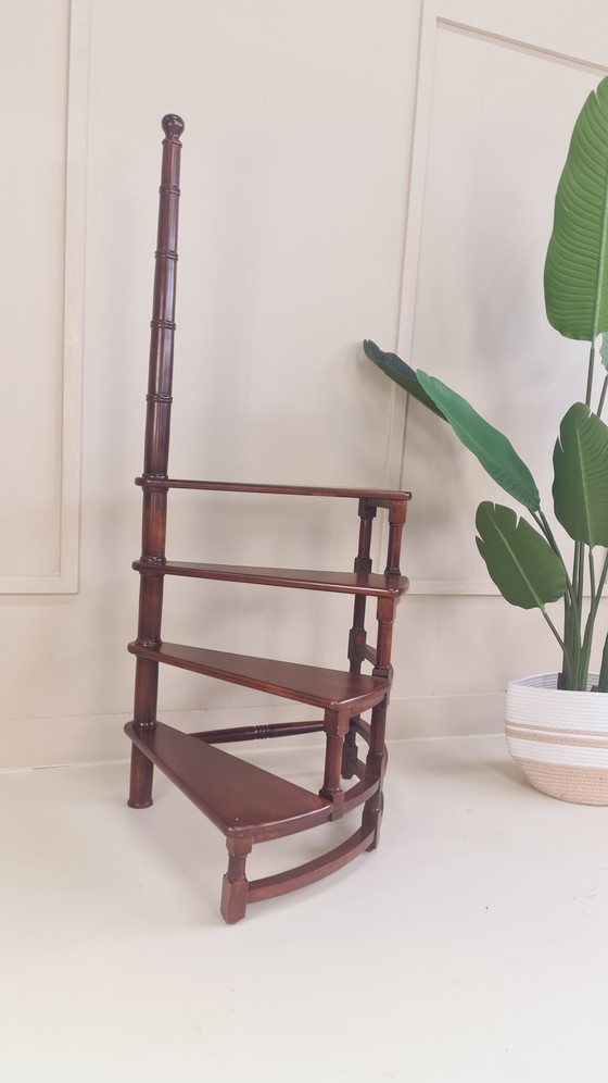 Image 1 of Victorian Library stairs in exceptional condition. 