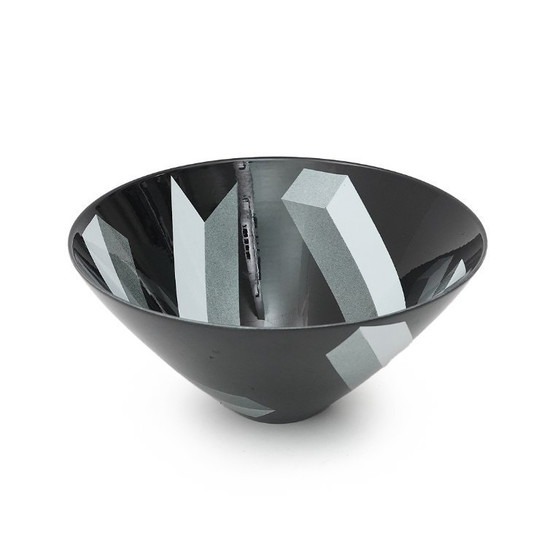 Image 1 of Dekorierter Keramikteller "Atlantis" von Rolf Sinnemark für Rorstrand, 1980er Jahre