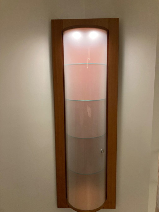 Meuble d'angle Tagliabue – vitrinekasten, Glass, Metal