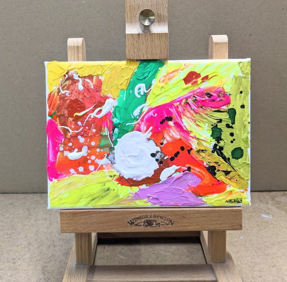 Image 1 of St Ives Abstract Acrylic Original Painting by Nigel Waters - Signed Artwork on Canvas