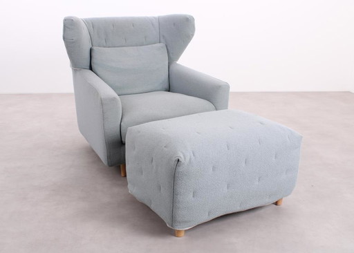 Fauteuil et pouf Sancal Folk