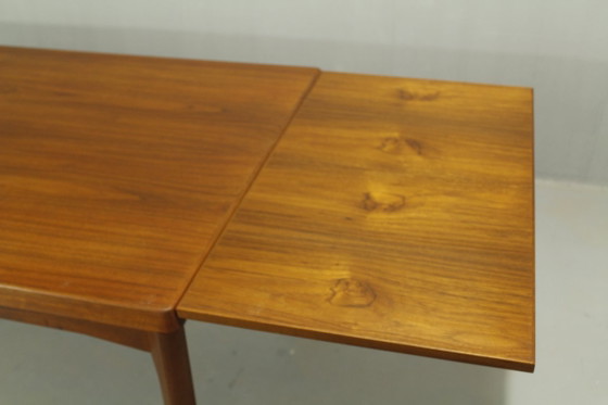 Teak Dining Table by Henning Kjaernulf, Denmark, 1960s – Vejle Stolefabrik., Wood (photo 11 of 16)