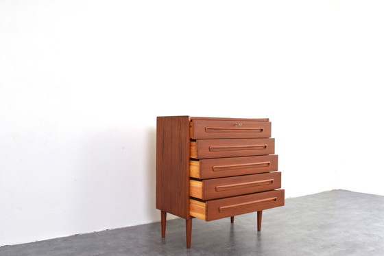 Image 1 of Mid-Century Danish Teak Chest of Drawers, 1960s