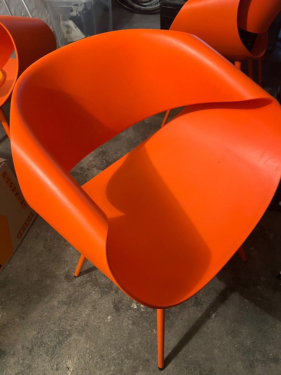 Sedie di design Züco in arancione – Sedie da pranzo, Plastica (photo 2 of 5)