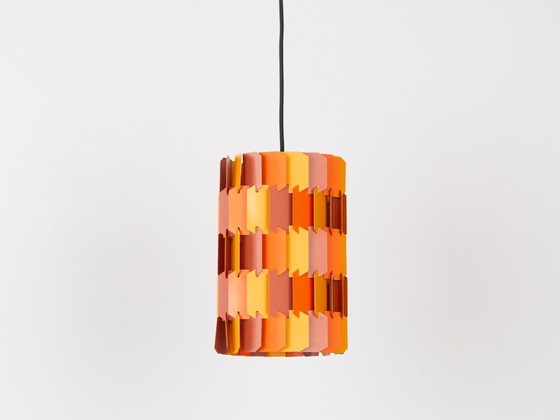 Image 1 of Deense vintage hanglamp Facet pop van Louis Weisdorf, Lyfa, 1972