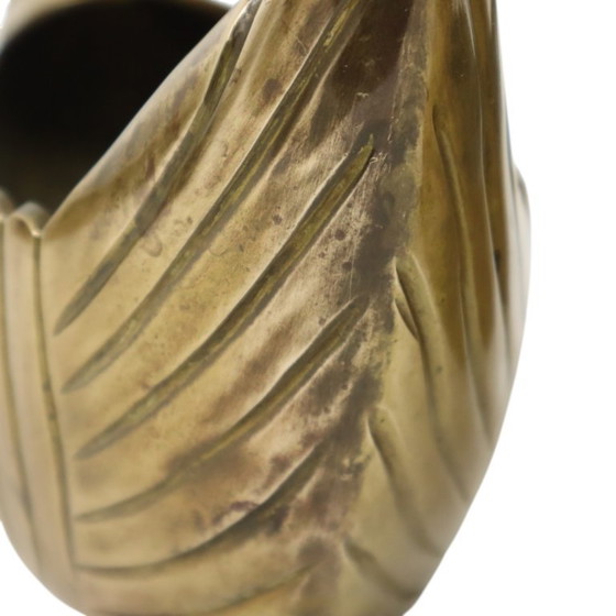 Image 1 of Vaso da fiori Swan Jardinières in ottone