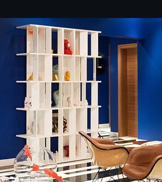 Image 1 of Roche Bobois White Flap Bookcase