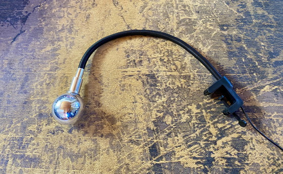 Image 1 of Lampada da tavolo Valenti con morsetto Hebi Italia anni '70 vintage cromata