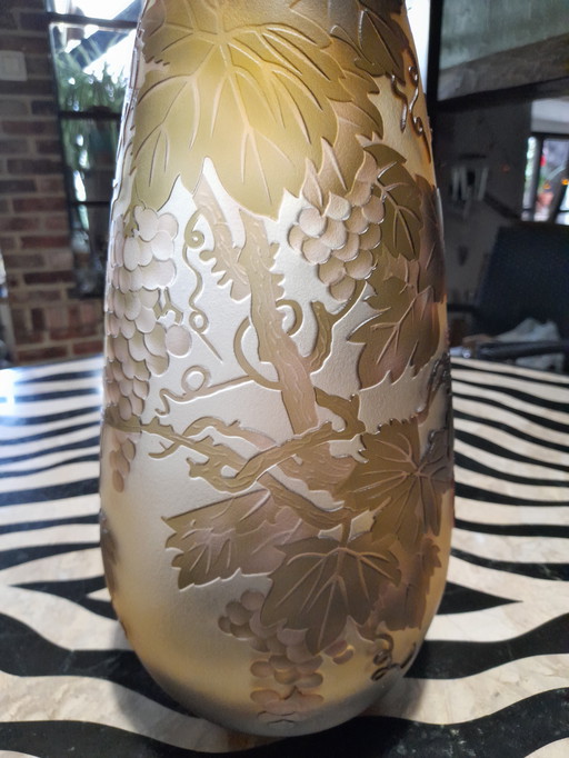 Cameo Vase Art Deco