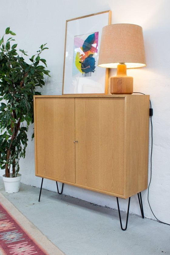 Image 1 of Vintage WK Möbel chest of drawers sideboard oak