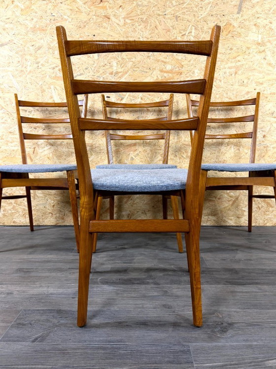 Image 1 of 4 sedie da pranzo anni '60/'70, design danese moderno di metà secolo.