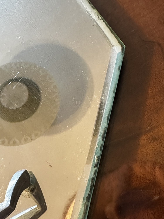 Image 1 of Art Deco Tablett mit abgeschrägtem Spiegel, ca. 1920–1930