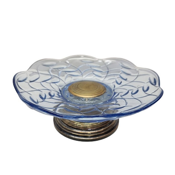 Franse Art Deco Fruitschaal – Schalen, Glass (photo 3 of 6)