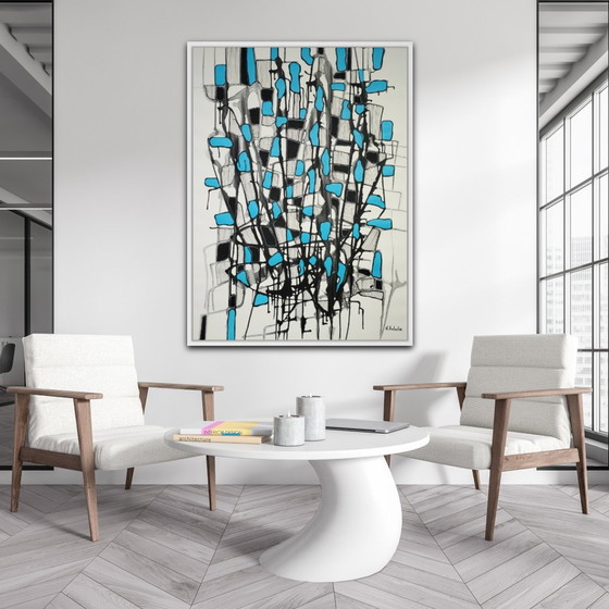 Image 1 of Natia Antadze Abstracte compositie XXL