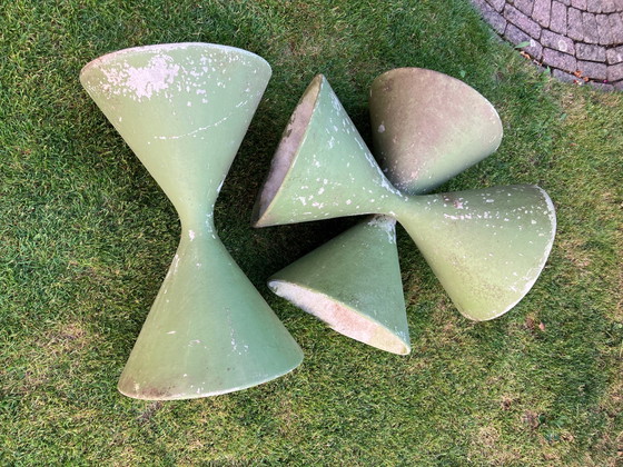 3 x Diabolo planters by Willy Guhl for Eternit – Plant pot, Other (photo 7 of 15)