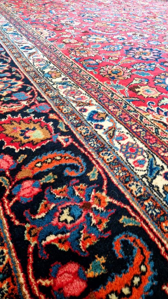Handknotted Persian Rug Mashad/Mashhad 290×380 cm – Vintage – Rugs & carpets, Wool (photo 6 of 9)
