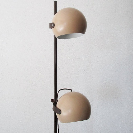 Image 1 of Lampada da terra vintage Anvia anni '70 con due lampadine regolabili