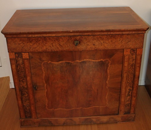 Elegant 19e-eeuws Biedermeier halfkastje – buffetkasten, Wood (photo 2 of 14)