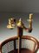 Candelabro de caoba, siglo XIX – Portavelas (photo 13 of 16)