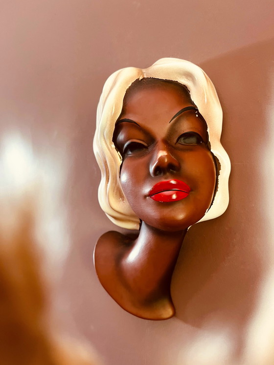 Image 1 of Escultura mural de Cortendorf de la década de 1950 (Marilyn Monroe)