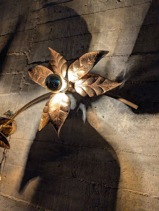 Image 1 of Lampada da parete Flowers, Belgio, anni '70