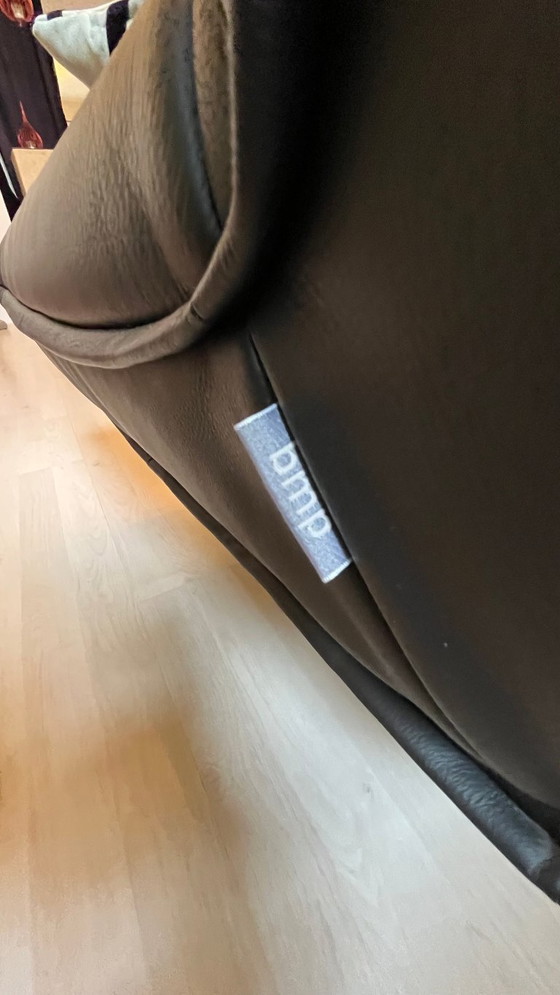 Image 1 of Rolf Benz design sofa bmp leather black 2-seater