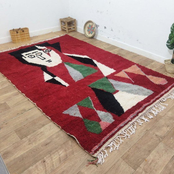 Image 1 of The Red Soul of the Atlas Berber Wool Rug