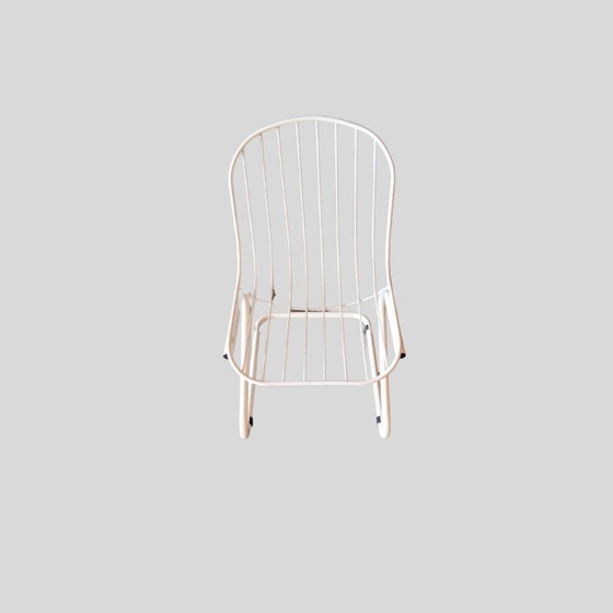 Image 1 of Conjunto de 4 sillas cantilever de Gastone Rinaldi, Italia, década de 1970, pintura original.