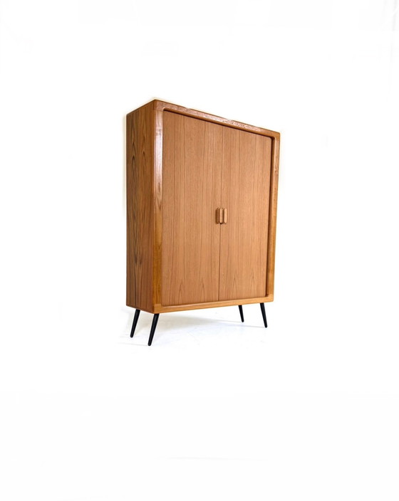Image 1 of Vintage teakhouten highboard, Silkeborg Møbelfabrik ‘70