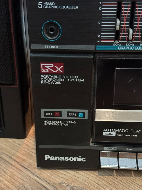 Image 1 of Panasonic RX-CW26L Vintage Boombox 1980s