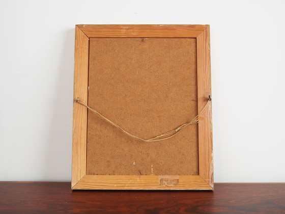 Image 1 of Peinture "Le moulin à vent coloré", design scandinave, 20e siècle, par Aage Verner Thrane