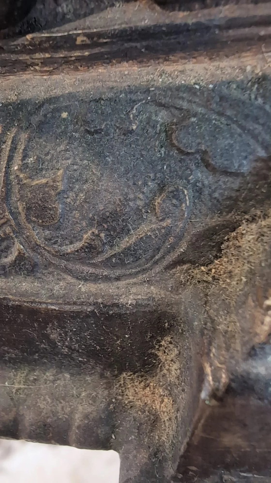 Antiker Himalaya Bronze Buddha – ca. 500 Jahre alt – Westtibetische / Mustang Tradition – Bildhauerei (photo 22 of 23)