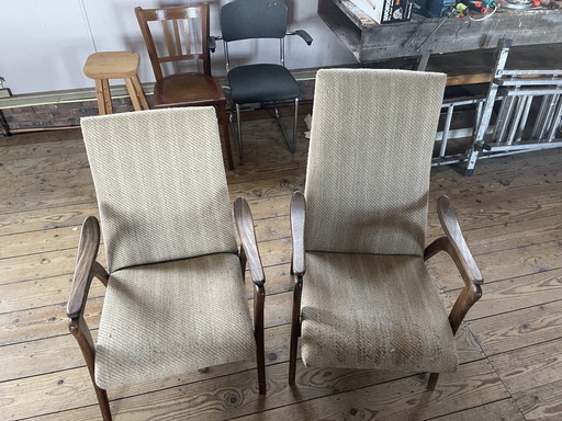 Sillones modernos de mediados de siglo para damas y caballeros