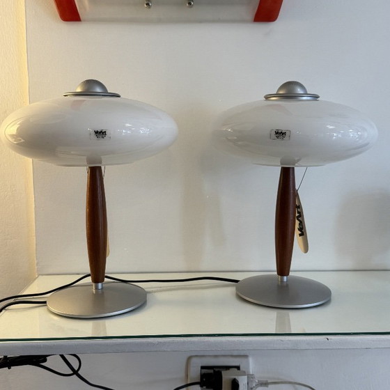 Pair of Iole VeArt Table Lamps by Gismondi Fassina, 1990s – Murano Glass (photo 9 of 9)