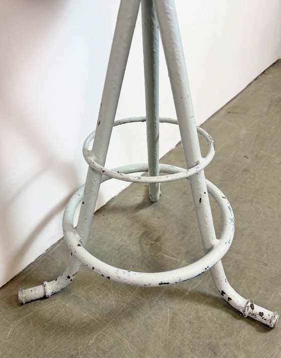 Image 1 of Grey Industrial Workshop Stool, 1960s