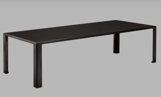 Image 1 of Zeus large steel design dining table like new!