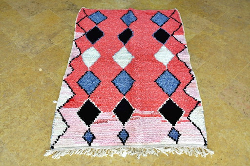 Marokkaans Boucherouite Vloerkleed - Nieuw - 178 x 117 cm