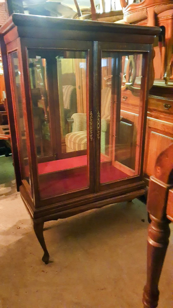 Image 1 of Chippendale Engelse vitrinekast 