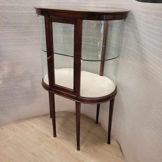 Image 1 of Vitrina, Madera De Caoba, Estilo Eduardiano, Pp. S. Xx – Inglaterra