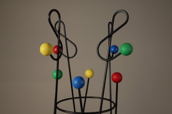 Image 1 of Freestanding Coat and Hat Stand in the Style of Roger Féraud